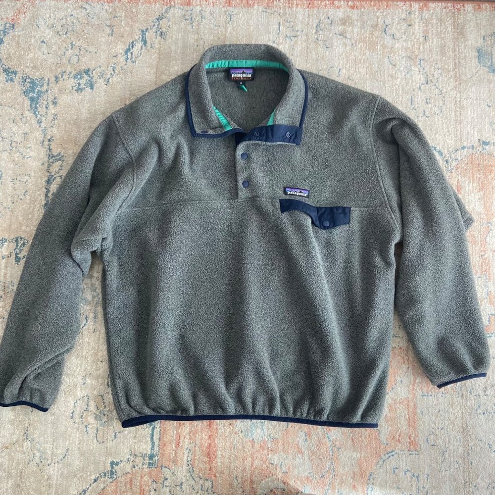 Patagonia Synchilla Lightweight Snap-T Fleece Pullover Size M